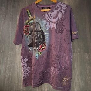 Star Wars Darth Vader Graphic Tee Marc Ecko Cut & Sew XXL